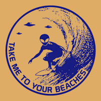 Surfing, Alien Surf, Surfboard Longboard, Days Of Take Me To Your Beac Urban Heavy T-shirt | Artistshot