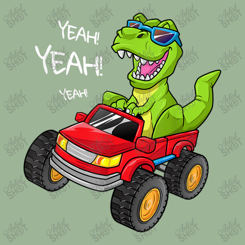 Yeah T-rex Monster Truck  Birthday Boy Dinosaur Dino Funny Gift Urban Heavy T-shirt | Artistshot