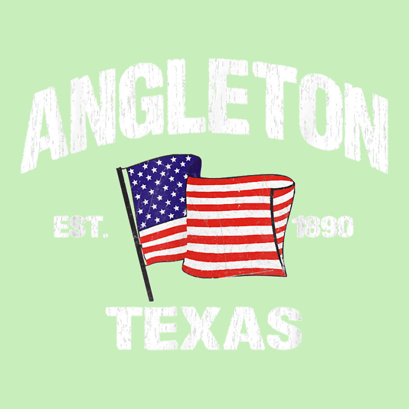 Angleton Texas Tx Usa Stars & Stripes Vintage Style Urban Pullover Hoodie by LeonelSalas | Artistshot