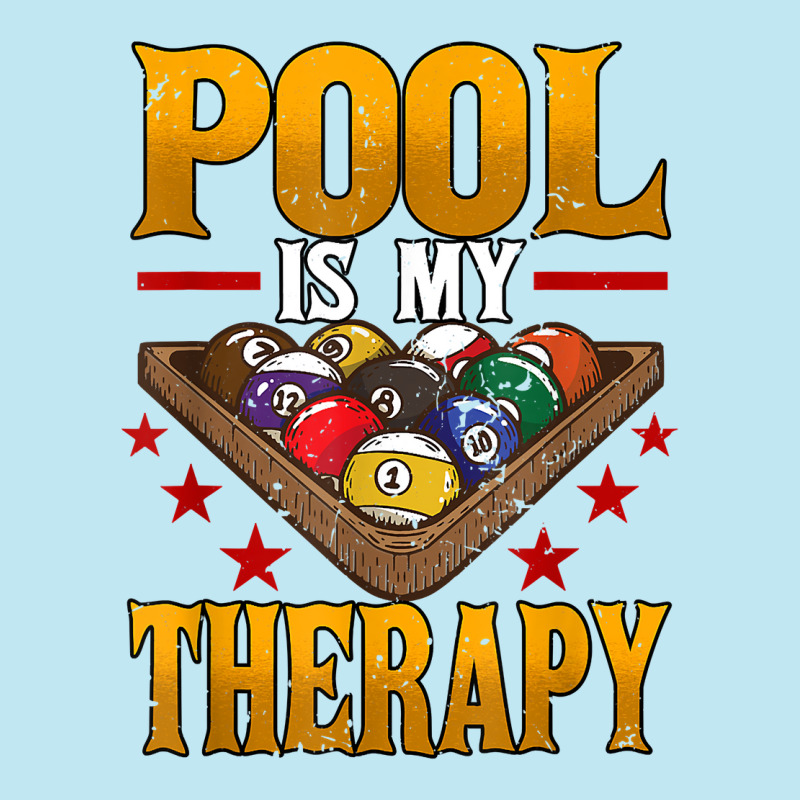 Mens Pool Is My Therapy Billiards Player Snooker T Shirt Urban Pullover Hoodie | Artistshot