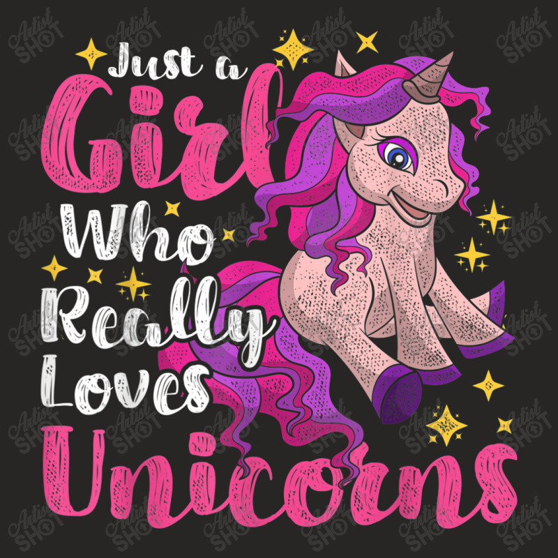 Fairy Tale Unicorn Lover Girls Women Magical Animal Unicorn Ladies Fitted T-Shirt by Yuh2105 | Artistshot