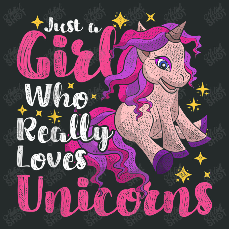 Fairy Tale Unicorn Lover Girls Women Magical Animal Unicorn Women's Triblend Scoop T-shirt by Yuh2105 | Artistshot