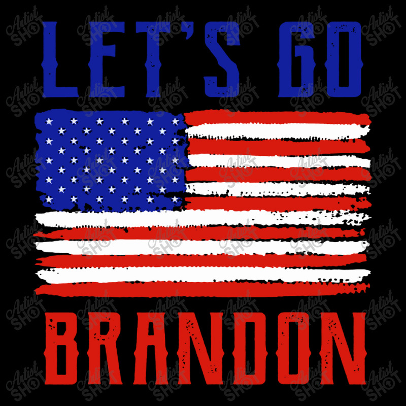 Let's Go Brandon Shirt Conservative American Flag Pom Pom Beanie | Artistshot