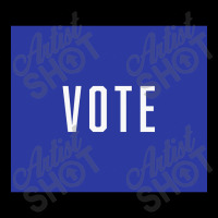 Vote (blue Edition) Pom Pom Beanie | Artistshot