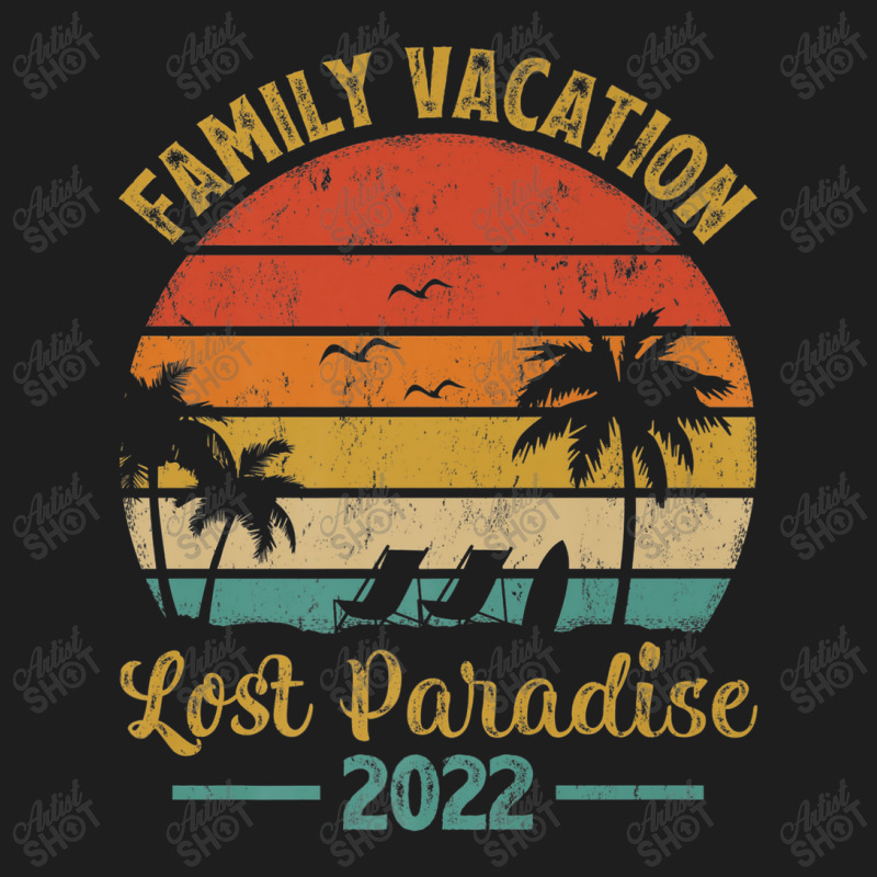 Family Vacation 2022 Palm Tree Vintage Lost Paradise Beach Premium Classic T-shirt by Yuh2105 | Artistshot