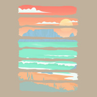 Beach Sunset T  Shirt Summer Sunset Beach Vacation Rocky Cliffs Ocean Sun Shade Cap | Artistshot