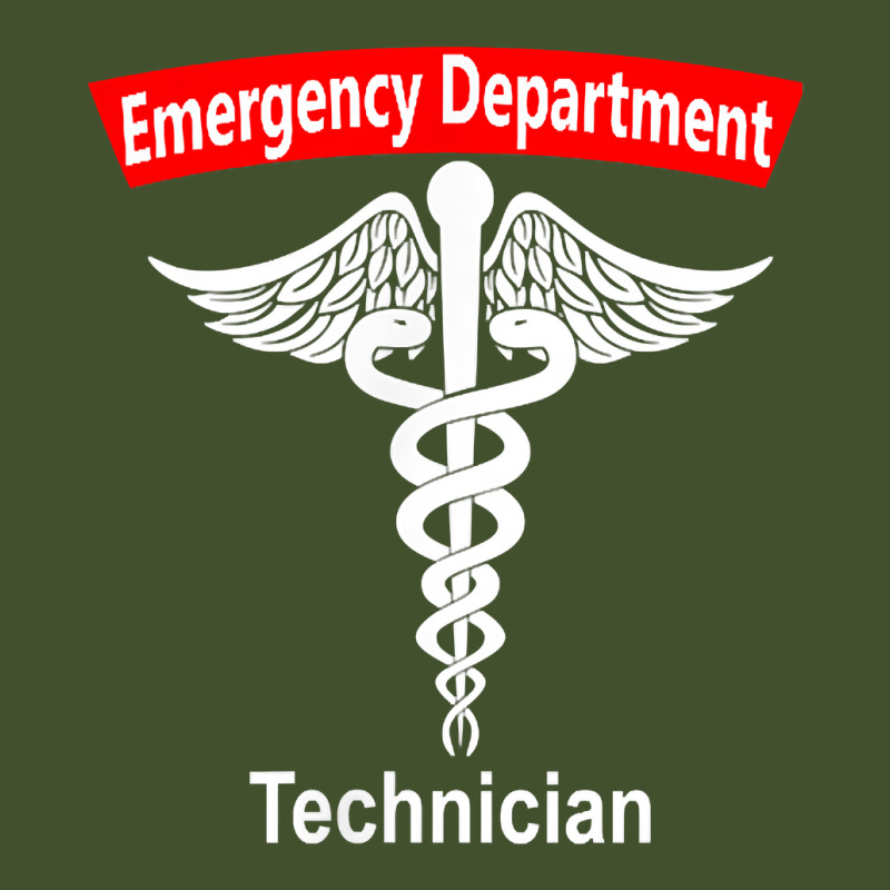 Emergency Department Technician Ed Tech Medical Caduceus Er T Shirt Sun Shade Cap | Artistshot