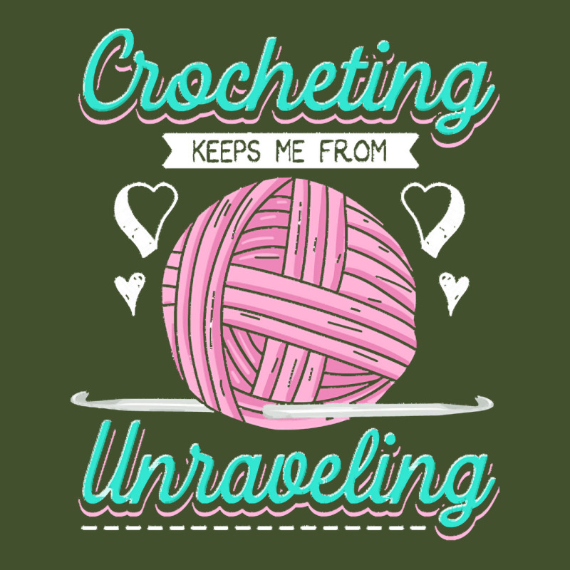 Dressmaker T  Shirt Crocheting Keeps Me From Unravelling T  Shirt Sun Shade Cap | Artistshot