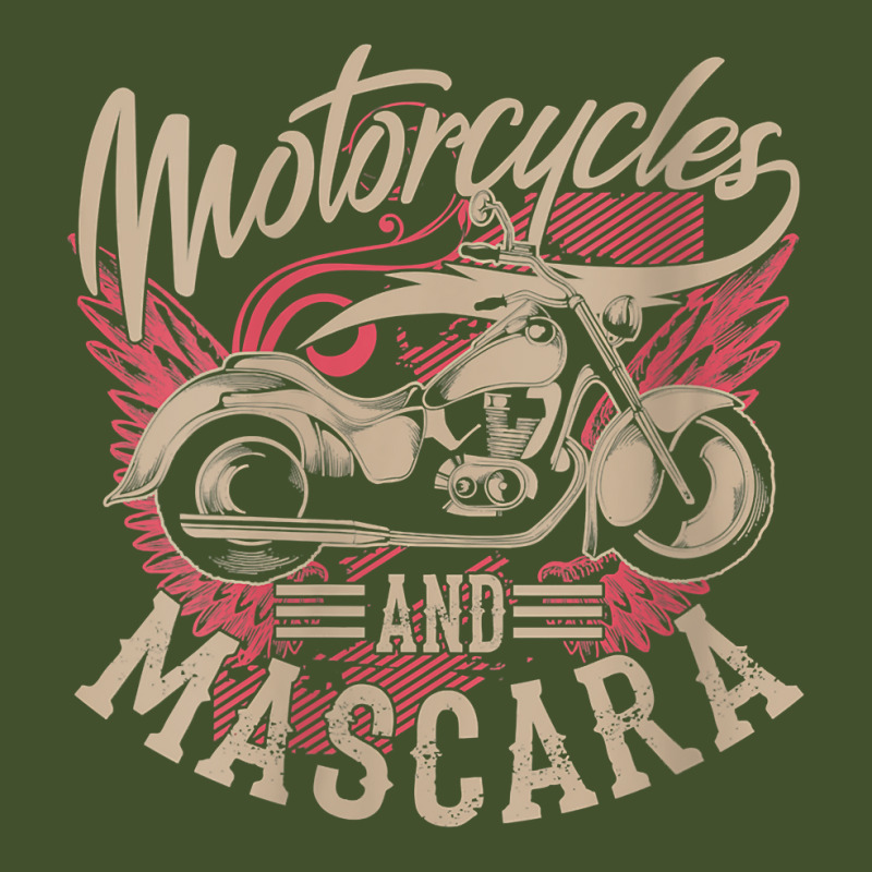 Womens Motorcycles And Mascara Art  Cute Makeup Motor Lover Gift V Nec Sun Shade Cap | Artistshot