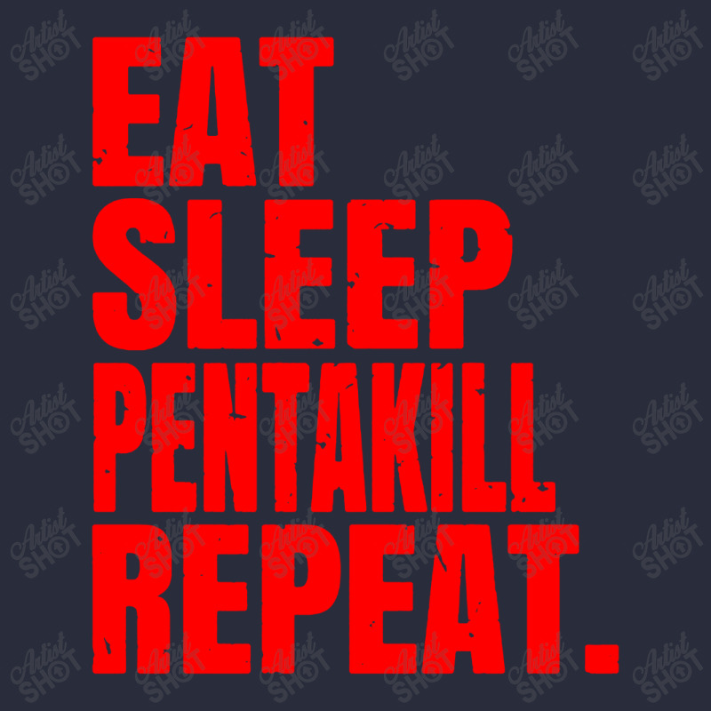 Eat Sleep Pentakill Repeat Mesh Back Trucker Hat by Gelica Hits | Artistshot