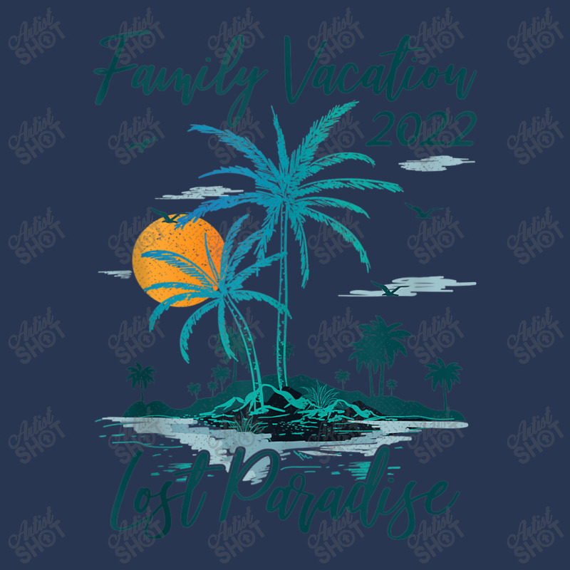 Family Vacation 2022 Retro Sunset Lost Paradise Beach Tank Top Ladies Denim Jacket by Yuh2105 | Artistshot