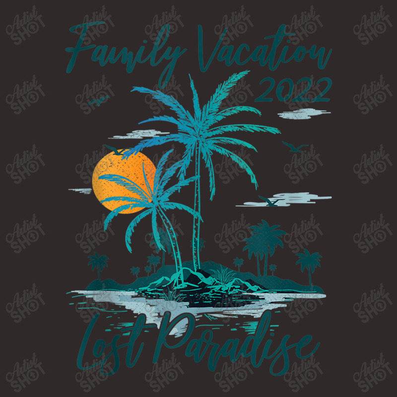 Family Vacation 2022 Retro Sunset Lost Paradise Beach Tank Top Racerback Tank by Yuh2105 | Artistshot