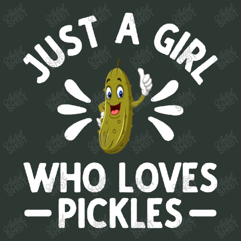 Just A Girl Who Loves Pickles Mesh Back Trucker Hat by Lemah Pasir | Artistshot