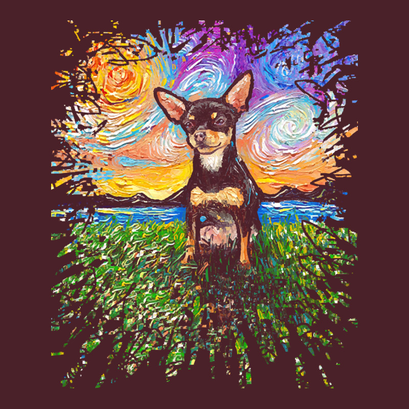 Chihuahua T  Shirt Short Hair Black And Tan Chihuahua Night Mesh Back Trucker Hat by rgibson131 | Artistshot