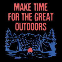 Make Time For Outdoors Camping Hiking Camper Hiker Traveler T Shirt Snapback Trucker Cap | Artistshot