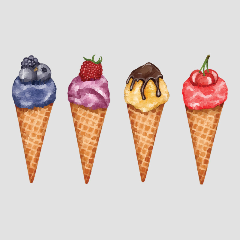 Assorted Ice Cream Cones T  Shirt Assorted Ice Cream Cones Set   Blueb Foam Trucker Hat by pintailracehorse | Artistshot