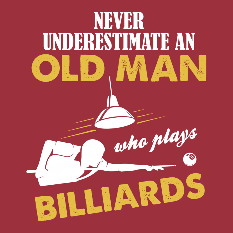 Never Underestimate An Old Man Who Plays Billiards Vintage Short | Artistshot