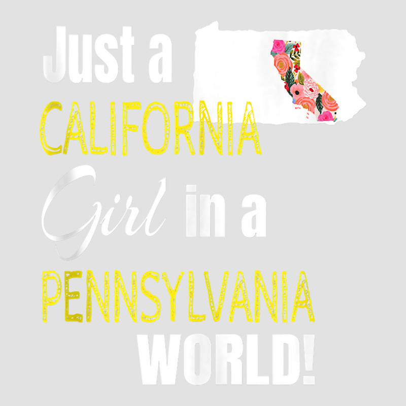 Just A California Girl In A Pennsylvania World Cute Gift Tank Top Foam Trucker Hat by aryanahjerich | Artistshot