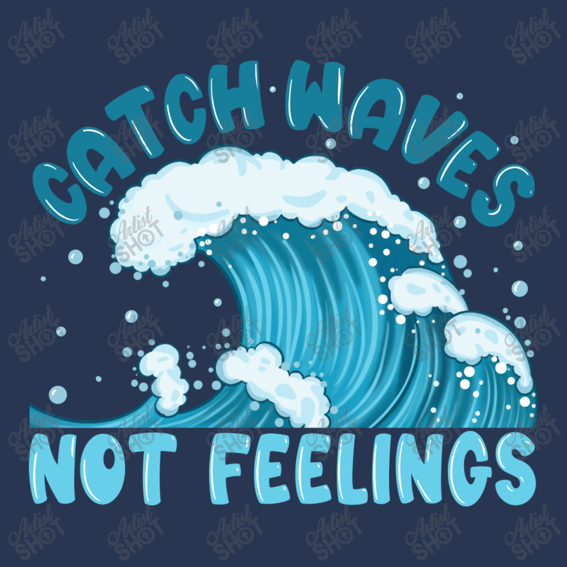 Catch Waves Not Feelings Men Denim Jacket | Artistshot