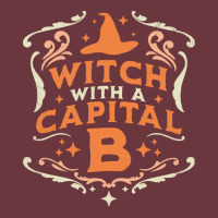 Witch With A Capital B T  Shirt Witch With A Capital B   Halloween Wit Adjustable Baseball Cap | Artistshot