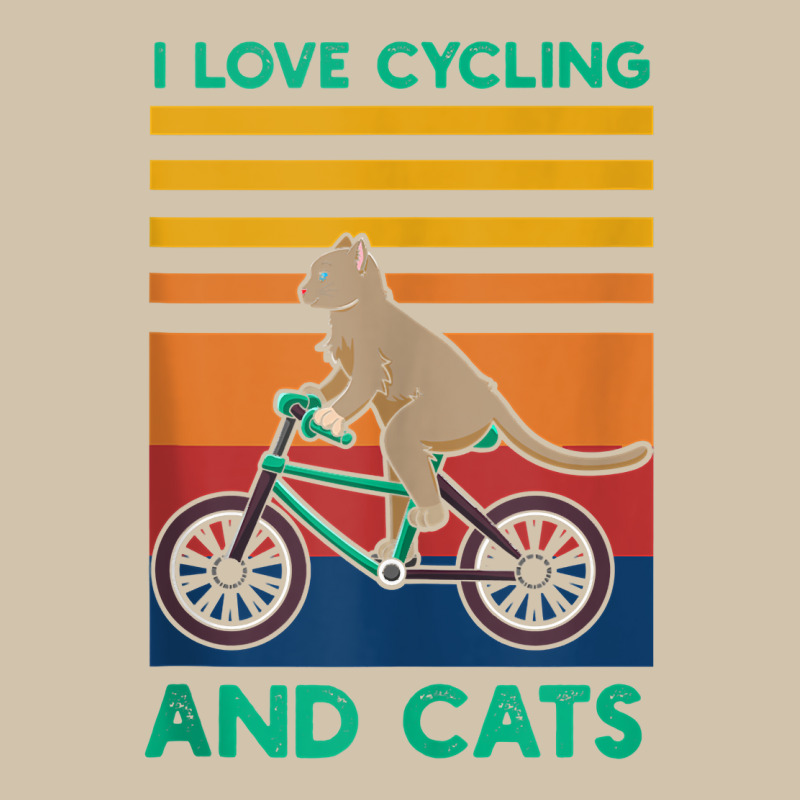 I Love Cycling And Cats Riding Bicycle Cyclist Kitty Lover Tank Top Adjustable Baseball Cap | Artistshot