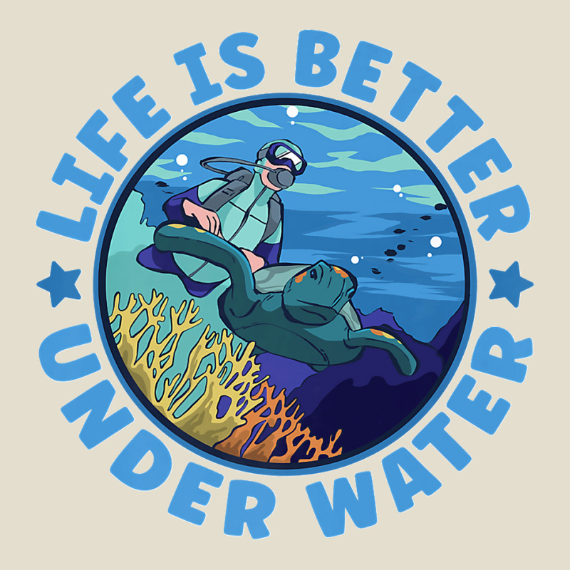 Life Is Better Under Water Marine Biology Scuba Diver Premium Adjustable Baseball Cap | Artistshot