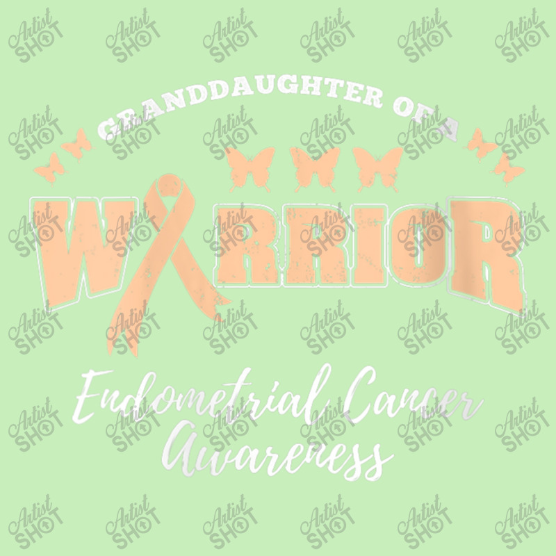 Womens Granddaughter Of A Warrior Endometrial Cancer Awareness Urban Heavy T-shirt by LaytonDesign | Artistshot