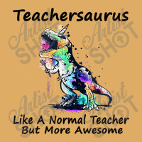 Teachersaurus Like A Normal Teacher T- Dinosaur Teacher Gift Men Urban Heavy T-shirt | Artistshot