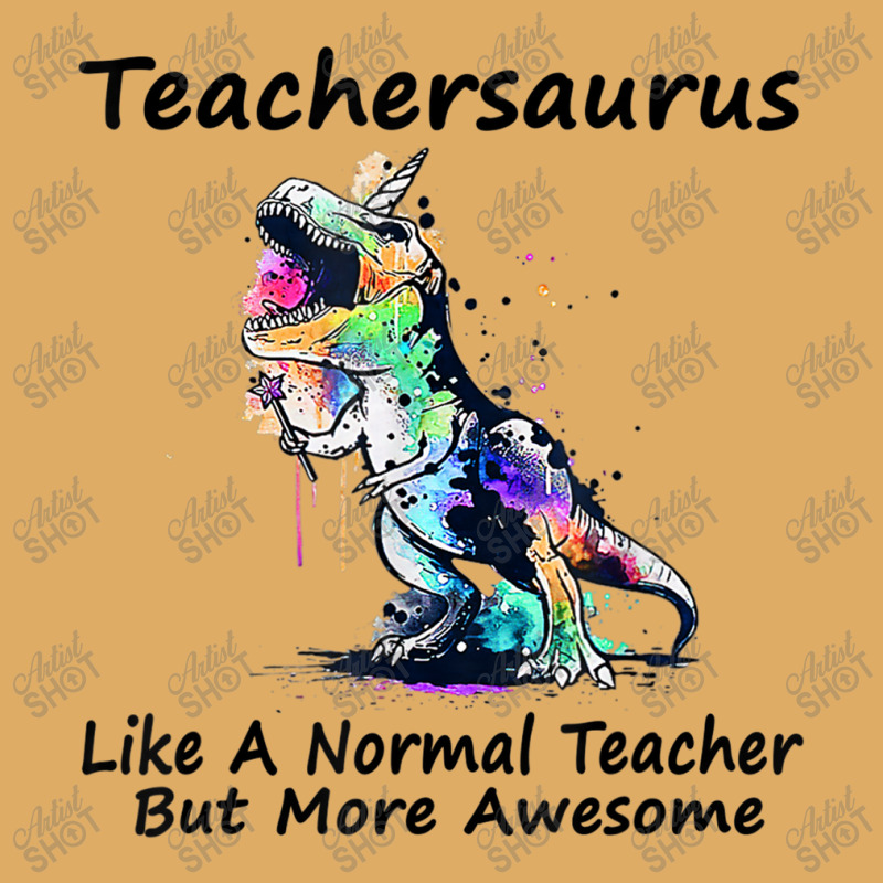 Teachersaurus Like A Normal Teacher T- Dinosaur Teacher Gift Men Urban Heavy T-shirt | Artistshot