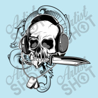 Skull Headphone Knife Dog Tag Costume Cool Halloween Urban Pullover Hoodie | Artistshot