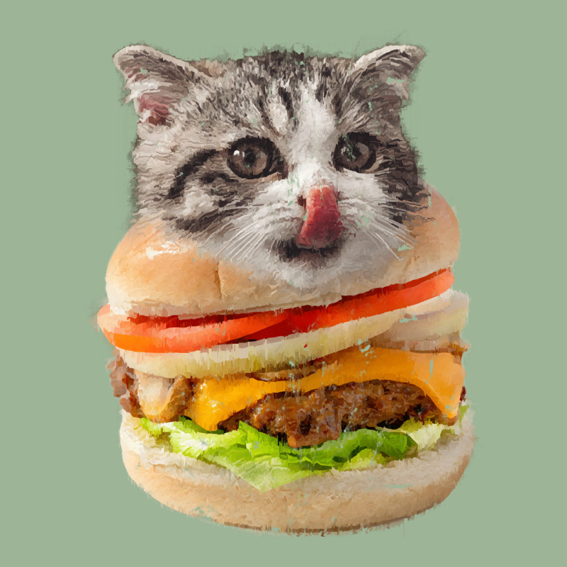 Cheeseburger Cat T  Shirt1302 Urban Pullover Hoodie | Artistshot