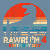 Kids Rawr I'm 4 T Rex 4 Year Old 4th Birthday Boy Dinosaur Party Music Urban Pullover Hoodie | Artistshot