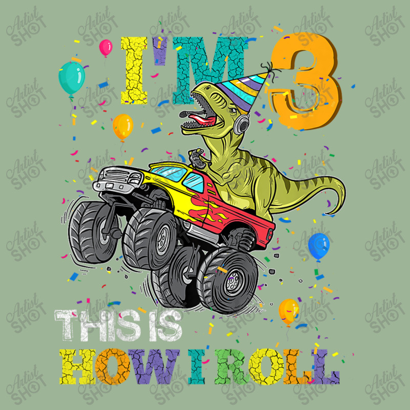 Kids T Rex Dinosaur Monster Truck 3rd Birthday Boys And Girls Games Ch Urban Pullover Hoodie | Artistshot