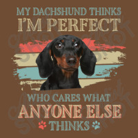 My Dachshund Thinks Tshirt Leatherette Tumbler | Artistshot