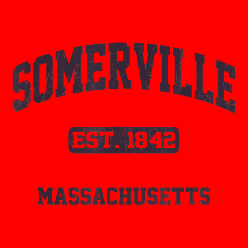 Somerville Massachusetts Ma Vintage State Athletic Style T Shirt Bomber Jacket | Artistshot