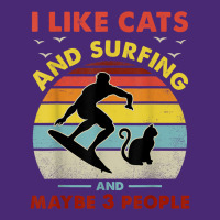 Surfing Cat, I Like Cats And Surfing And Maybe 3 People Dad Beanie | Artistshot