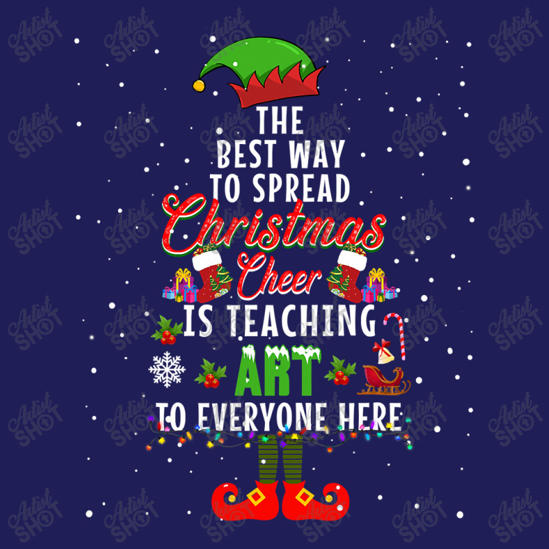 The Best Way To Spread Christmas Cheer Is Teaching Art T Shirt Beanie by Patricia_Monreal | Artistshot