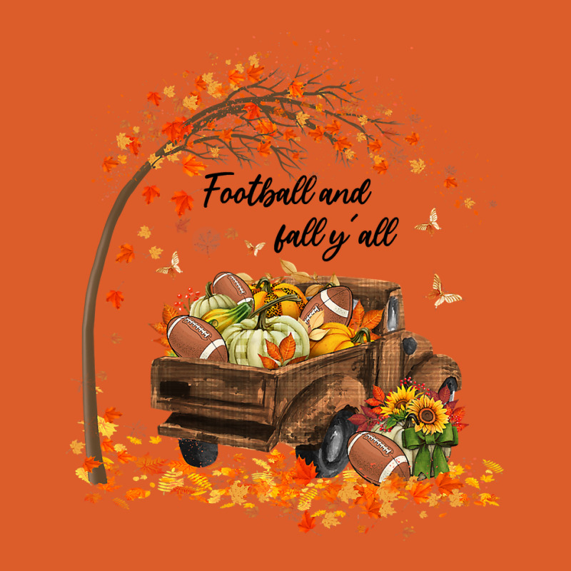 Football Football And Fall Yall Pumpkin Truck Autumn Thanksgiving 13 F Beanie by golferu | Artistshot