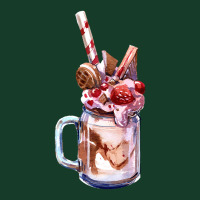 Chocolate Strawberry Milkshake T  Shirt Chocolate Strawberry Overshake Visor Hat | Artistshot