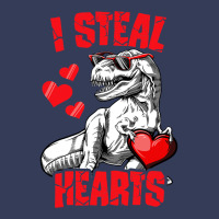 Boys Valentines Day Kids Dinosaur T Rex Lover I Steal Hearts T Shirt Visor Hat | Artistshot