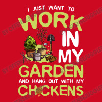 Chicken Cock I Just Want To Work In My Garden And Hang Out Chicken Quo Pom Pom Beanie | Artistshot