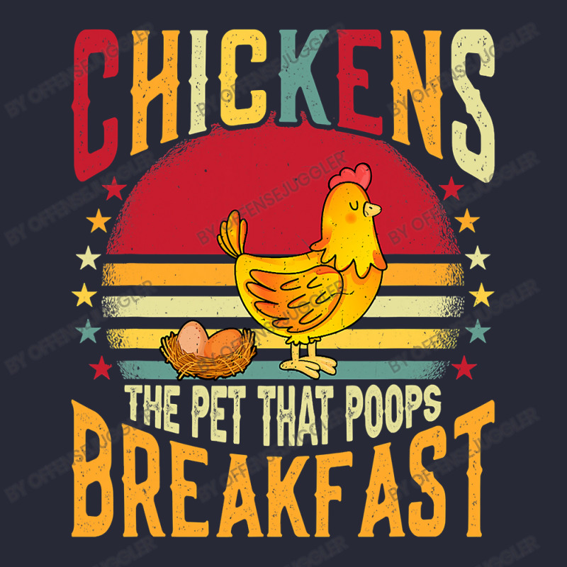 Chicken Cock Chickens The Pet That Poops Breakfast Sarcastic Chicken 9 Pom Pom Beanie by offensejuggler | Artistshot