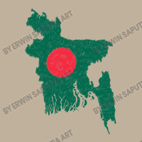 Bangladesh Map Flag Drawing Line Art Sun Shade Cap | Artistshot