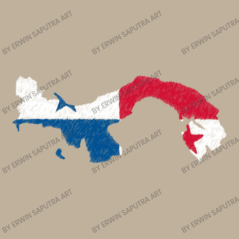 Panama Map Flag Drawing Line Art Sun Shade Cap by Erwin Saputra Art | Artistshot