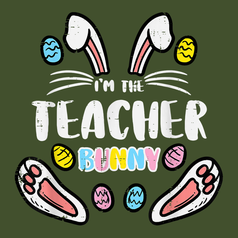 Im The Teacher Bunny Cute Easter Matching Family Rabbit T Shirt Sun Shade Cap | Artistshot