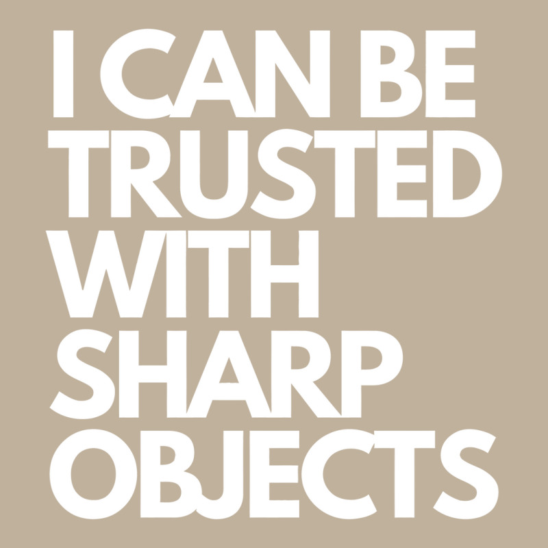 I Can Be Trusted Sharp Objects Sun Shade Cap | Artistshot