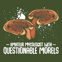 Mushroom T  Shirt Mushrooms   Questionable Morels   Funny Mycologist P Sun Shade Cap | Artistshot