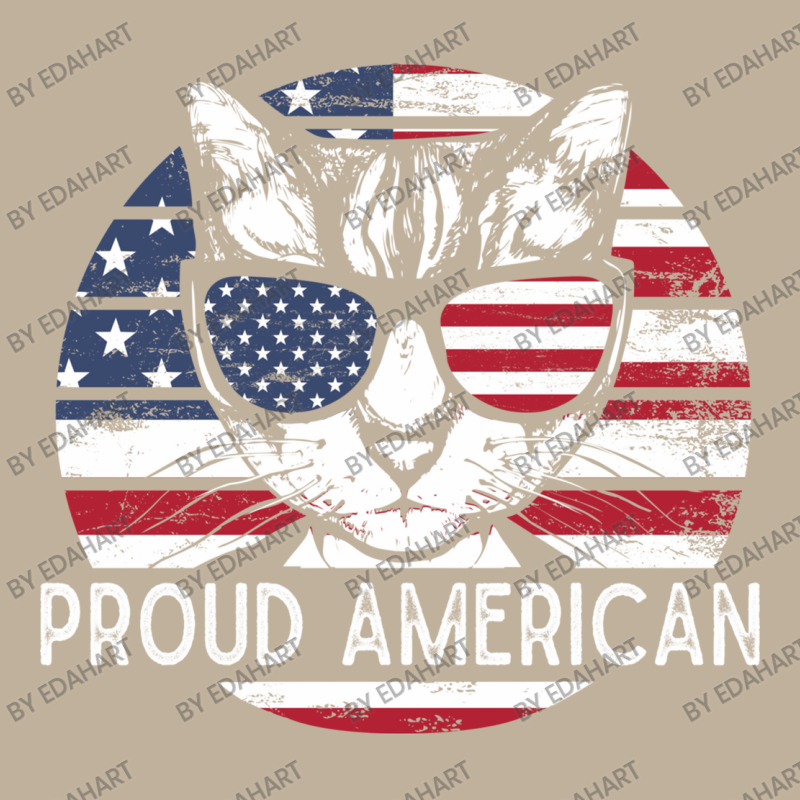 Us Flag Cat 4th Of July Proud And Independent Cat Of United States Of Sun Shade Cap by EdahArt | Artistshot