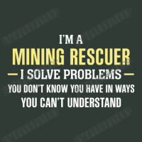 Mining Rescuer I Solve Problems Funny Gift Mesh Back Trucker Hat | Artistshot