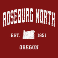 Roseburg North Oregon Or Vintage Athletic Sports Design T Shirt Snapback Trucker Cap | Artistshot